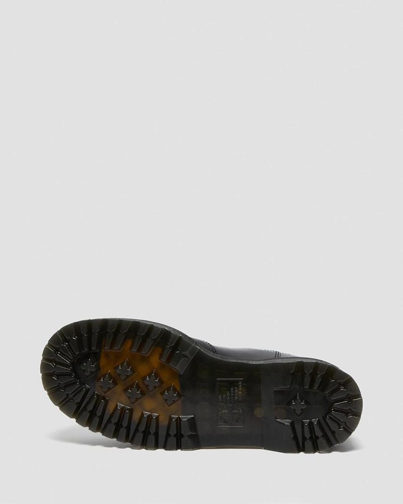Dr Martens 2976 Polished Smooth Platform Chelsea Støvler Dame Svarte | Norge 655ILH